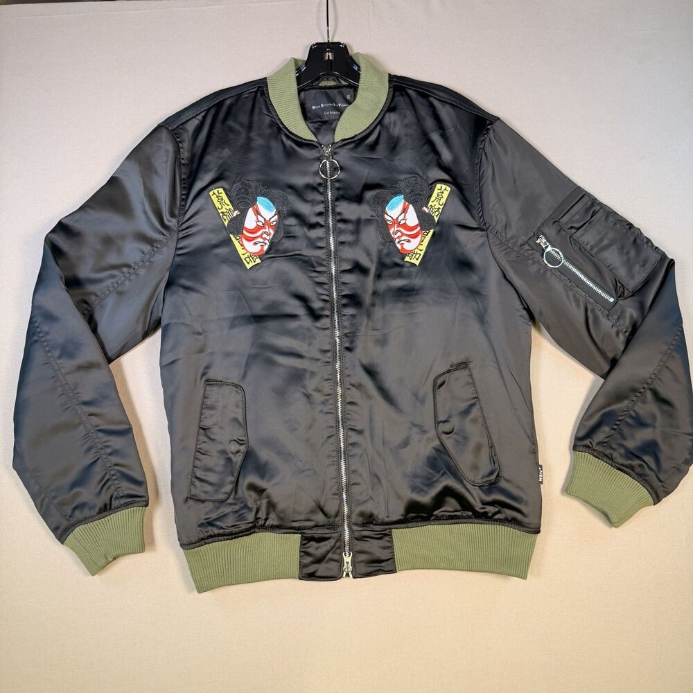 WEIV Where Everyone Is a Visionary Dog Town California Samurai Jacket Satin Sm.